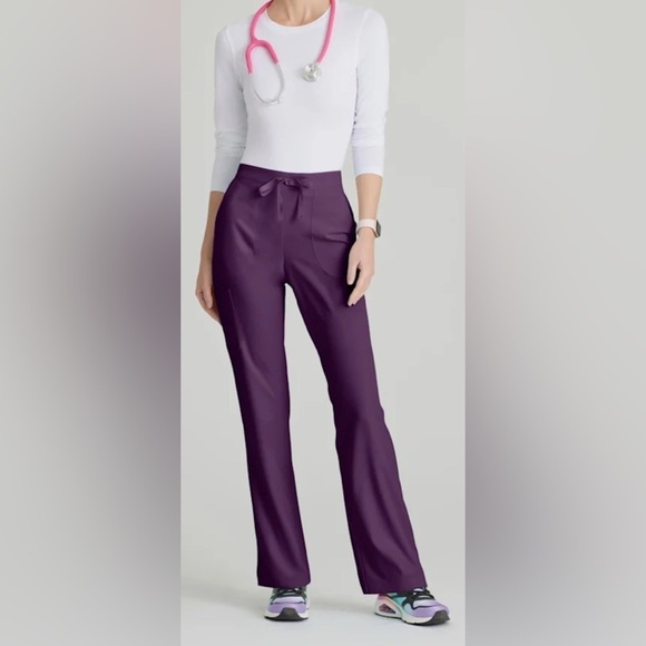 Skechers Pants - Sketchers Reliance 3-Pocket Mid-Rise Straight Leg Scrub Pant